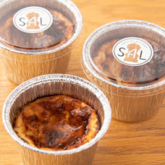 有機米の玄米粉のバスクチーズケーキ ¥400